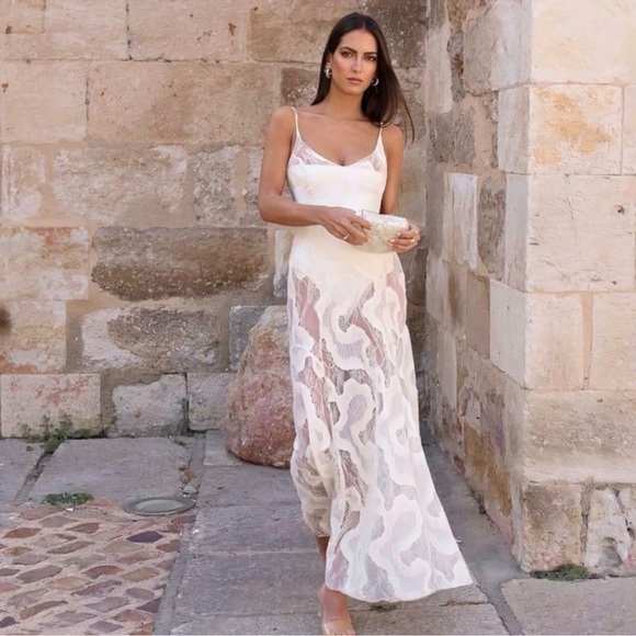 Zara LONG SLIP DRESS - Picture 5 of 16